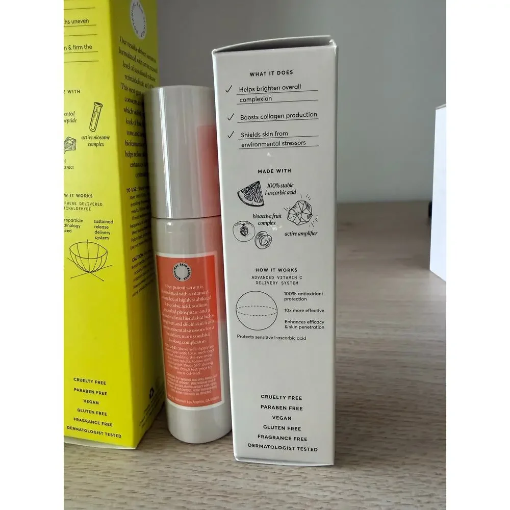 $54 New Naturium Skincare Bundle Retinaldehyde, 10% Vitamin C